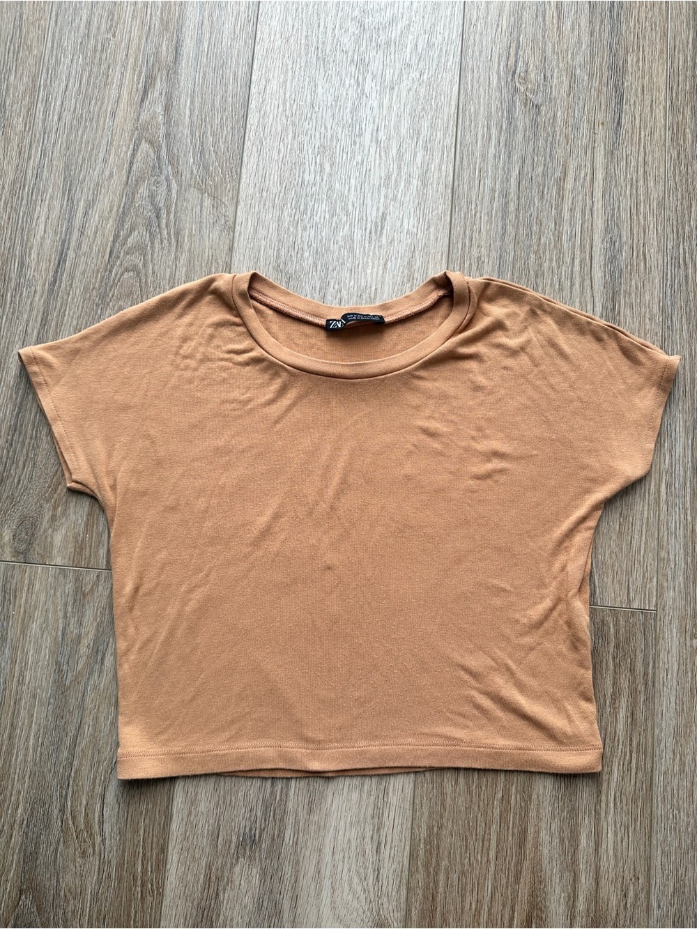 Zara crop top short sleeve